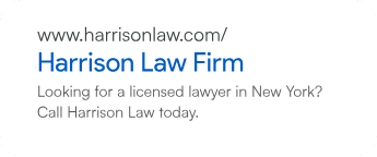 Google search result for Harrison Law Firm