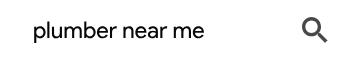 Search suggestion plumber near me
